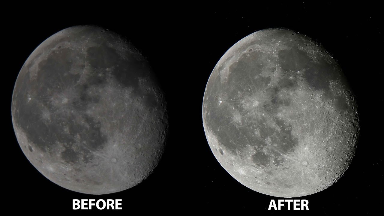 How I Stack My Moon Frames to Get A High Quality Moon Image