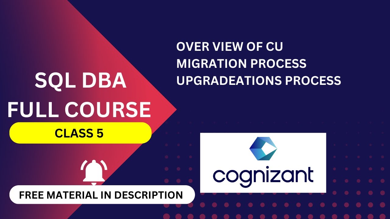 UPGRADE & MIGRATION  (SQL SERVER  DATABASE FULL COURSE )