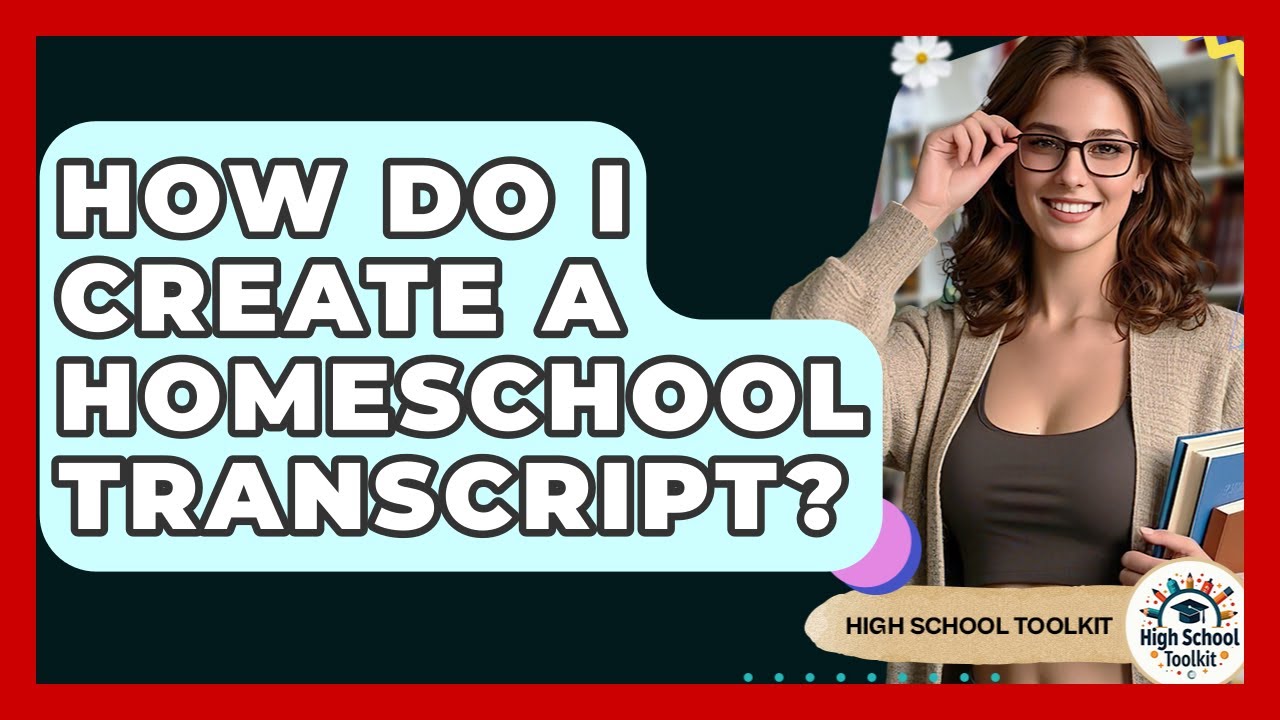 How Do I Create A Homeschool Transcript? - High School Toolkit