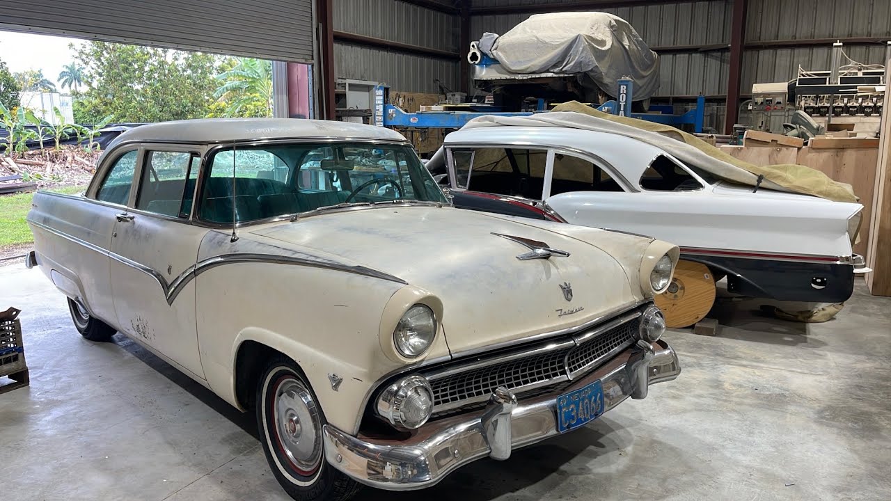 SE VENDEN 3 CARROS MUY BARATOS! 1955 Ford Fairlane, 1956 Chevy Bel Air, 1959 Ford Ranchero