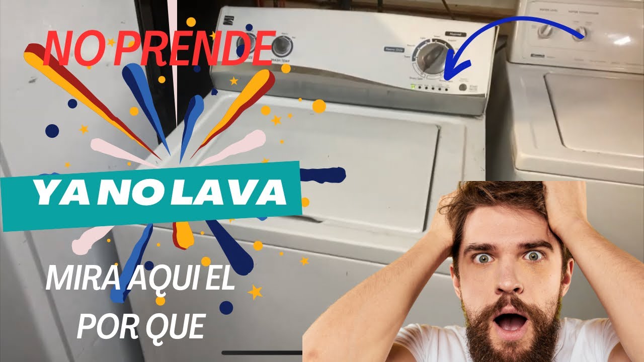 Lavadora kenmore no empieza no lava no hace nada