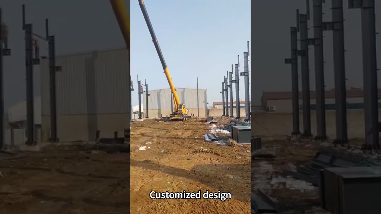 farm steel structure building #construction #steelstructurewarehouse #buildingstructure