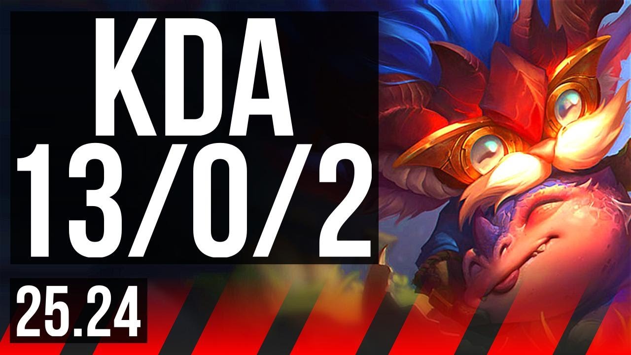 HEIMERDINGER vs DARIUS (TOP) | 13/0/2 | EUW Master | 25.24