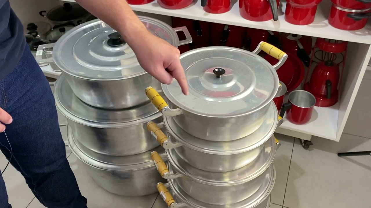 Jogo de alumínio fundido, o mais tradicional do mercado 😉
