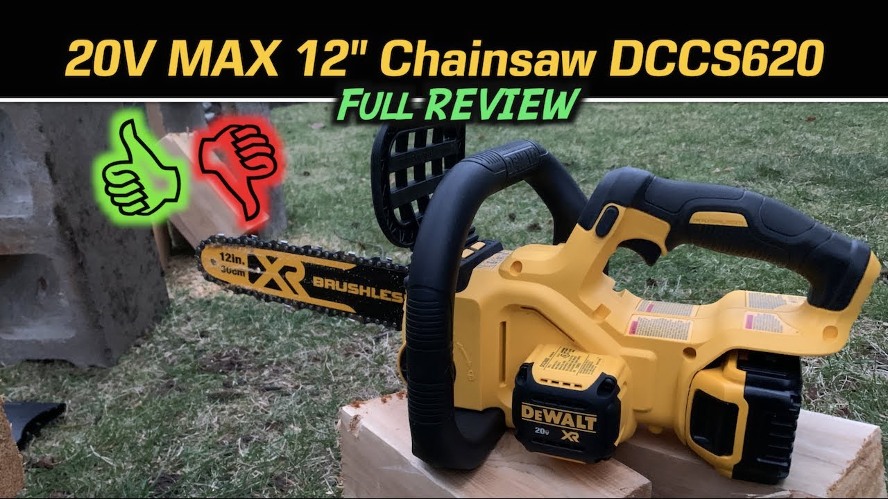 Бензопила DeWalt 20-Volt MAX 12 дюймов DCCS620 — ОБЗОР И ДЕМОНСТРАЦИЯ — Мой маленький РАБОЧИЙ ПИЦ...