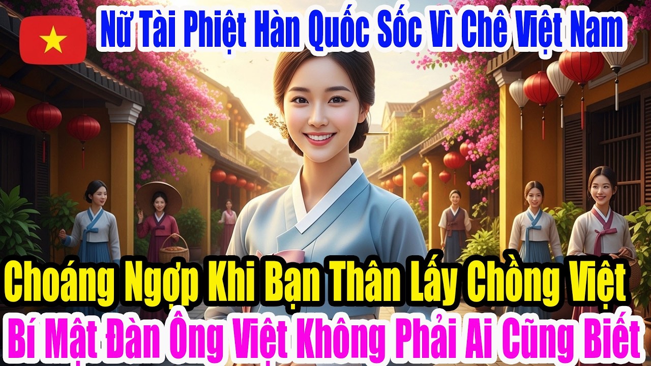 Vì sao phụ nữ Hàn Quốc muốn lấy chồng Việt? Làn sóng gây sốc trong giới tinh hoa Seoul và Hàn Quốc.