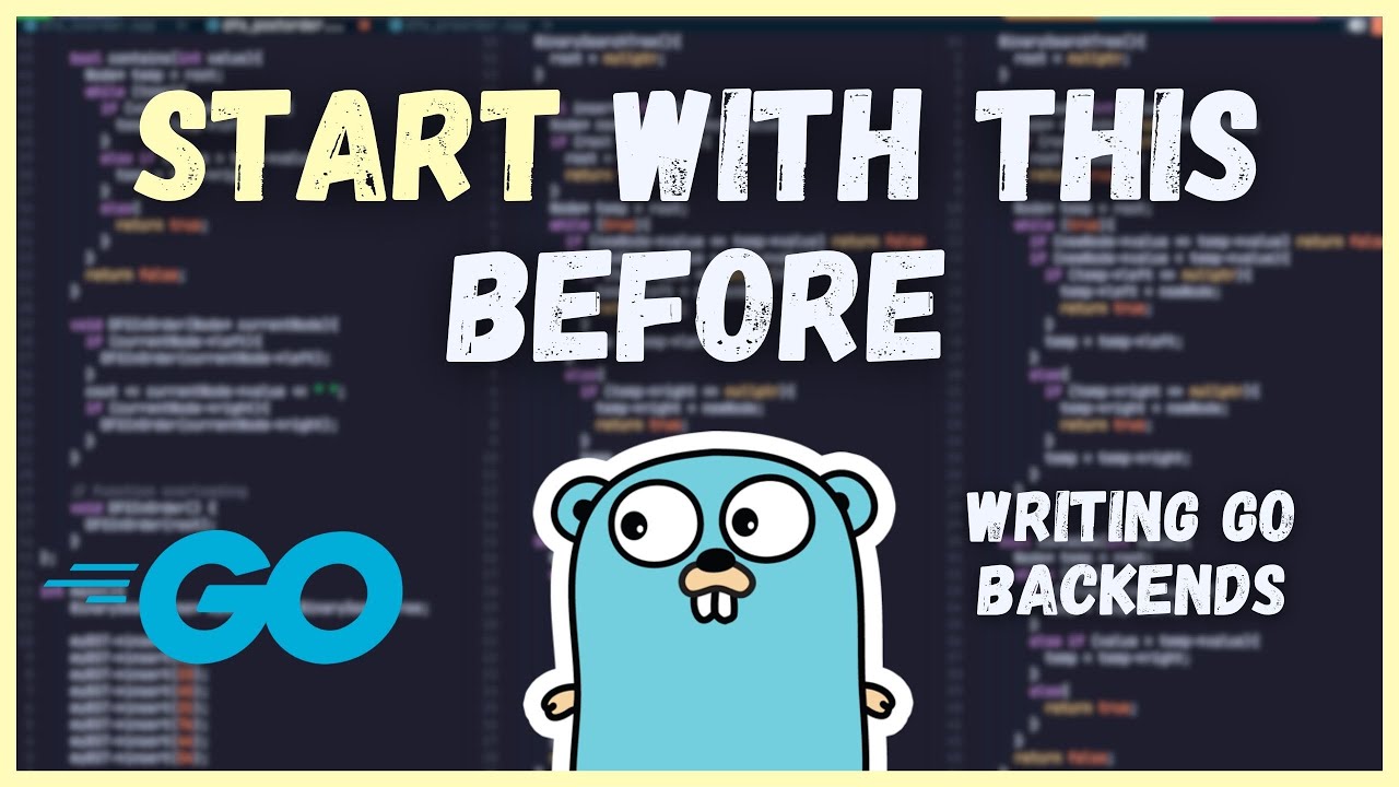 Things You Need to Know Before Learning Go Based Backends | Golang Series