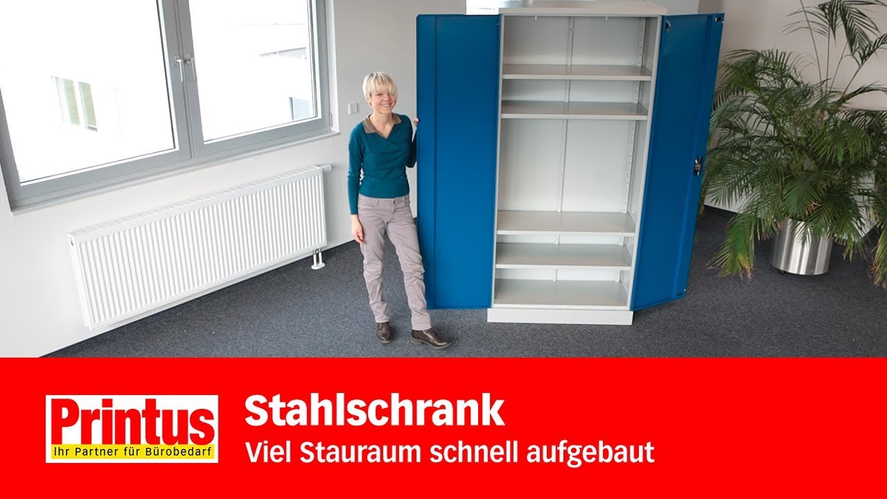 Stahlschrank: Viel Stauraum schnell aufgebaut