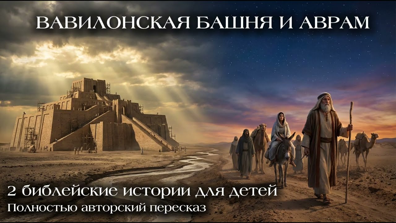 Вавилонская башня и Аврам: Две библейские истории для детей