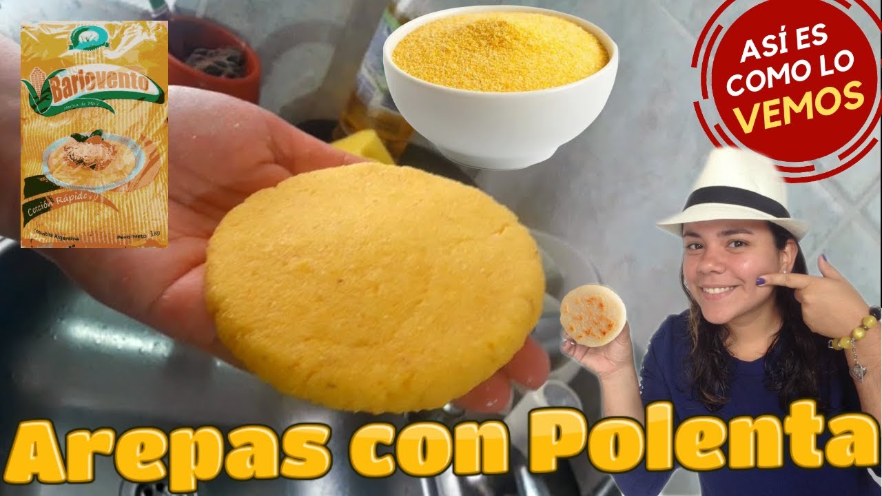 ¡Como hacer Arepas con Harina de Maíz para Polenta!