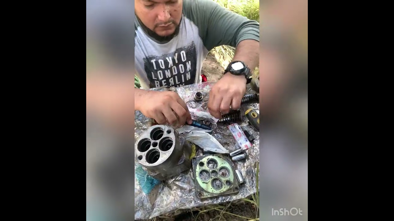 Repair pilot device handle hitachi excavator 120-1