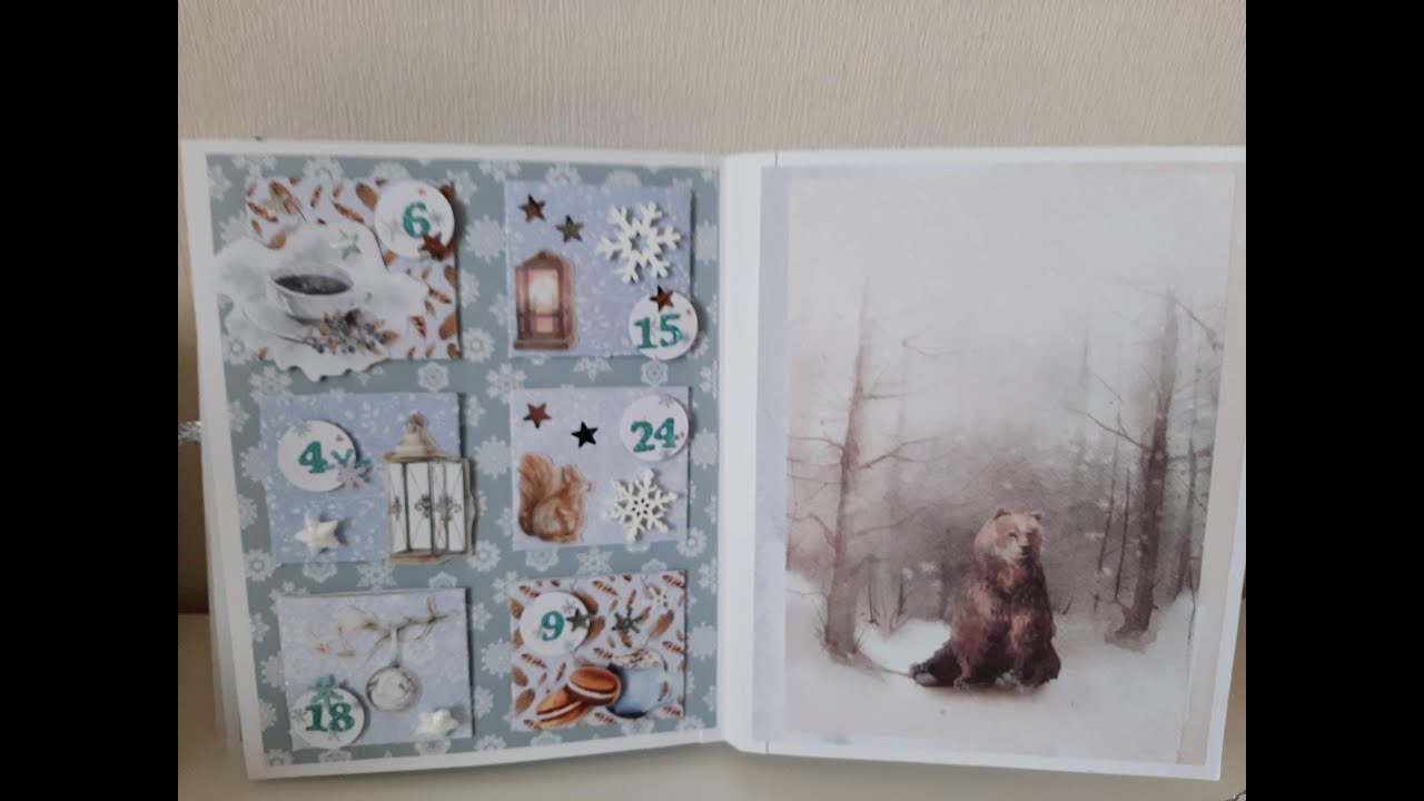 Pochettes after eight pour calendrier de l'avent livre