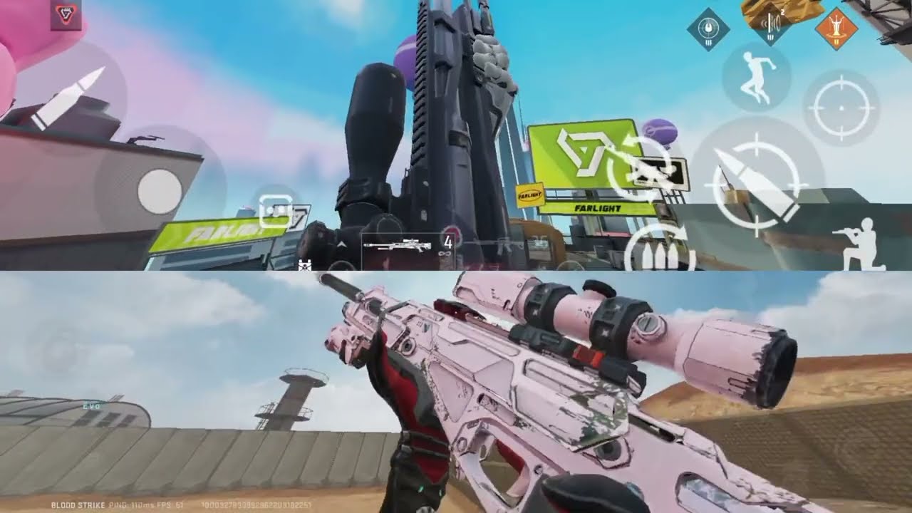 Blood Strike & Farlight 84 - Heavy Sniper Rifle (Comparison) 