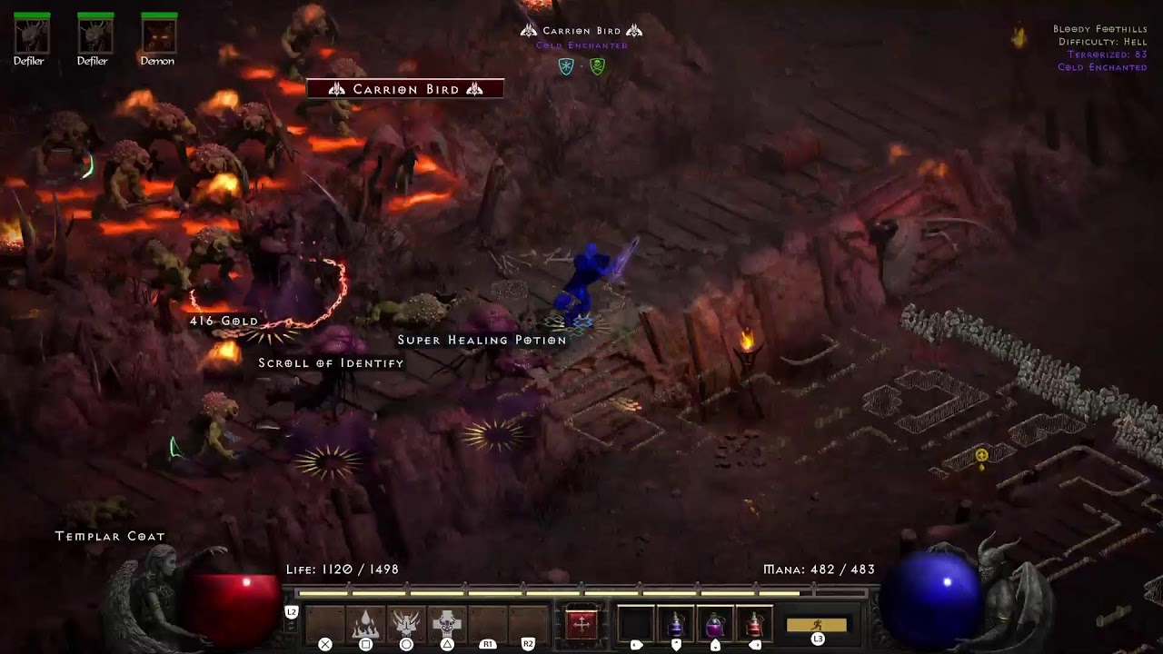 Hunting for a Cursed Fanaticism Hephasto in Diablo 2: Resurrected!