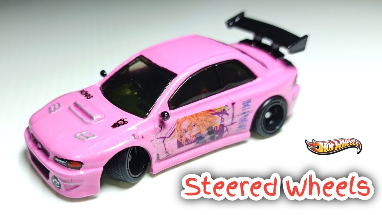 Subaru Impreza Make Steered Wheels Drift Hotwheels Custom