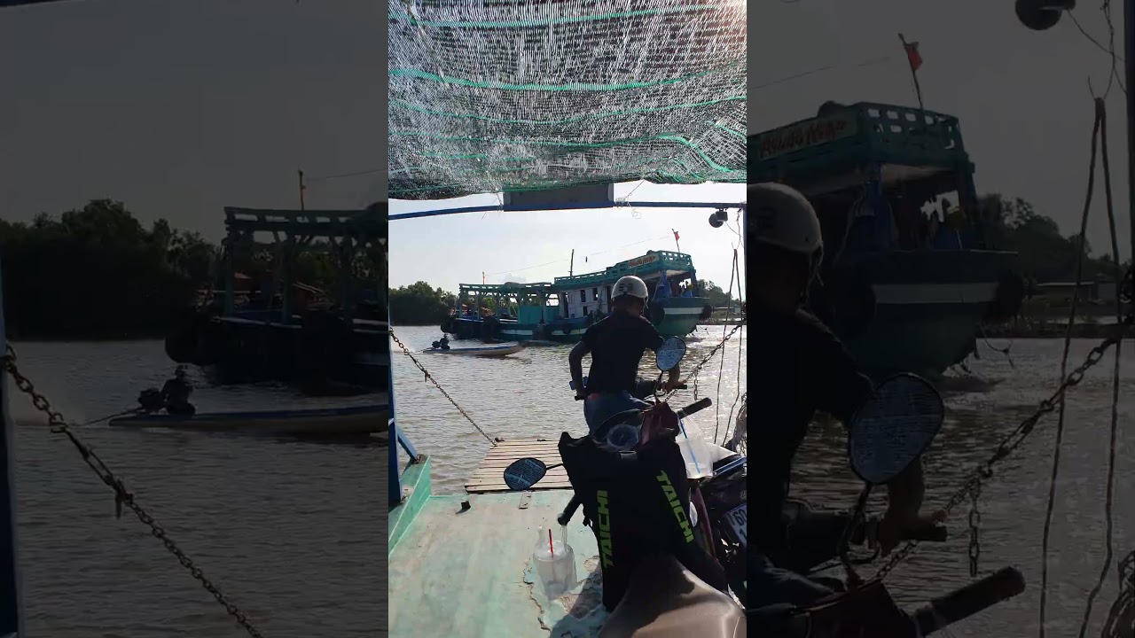 đi ph&agrave; qua s&ocirc;ng &ocirc;ng đốc c&agrave; mau #camau #songongdoc #tranvanthoi