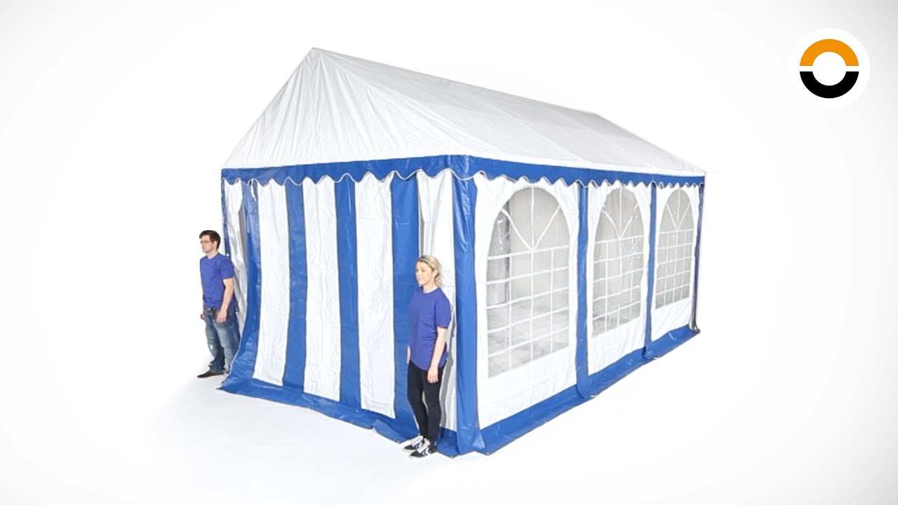 Partyzelt 4x6m (PVC) - Aufbauanleitung (PRO Ultra XXL) | TOOLPORT
