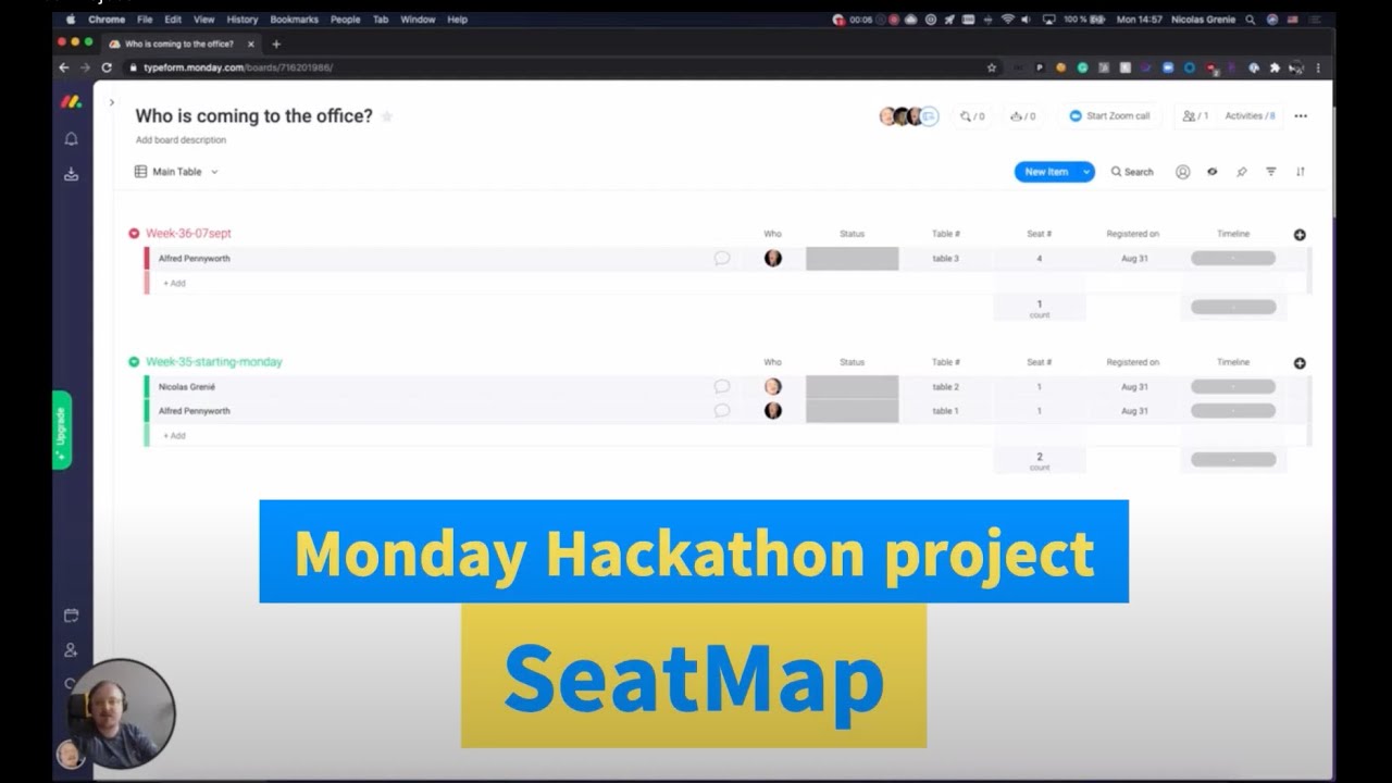 SeatMap - an app to organize your floor plan