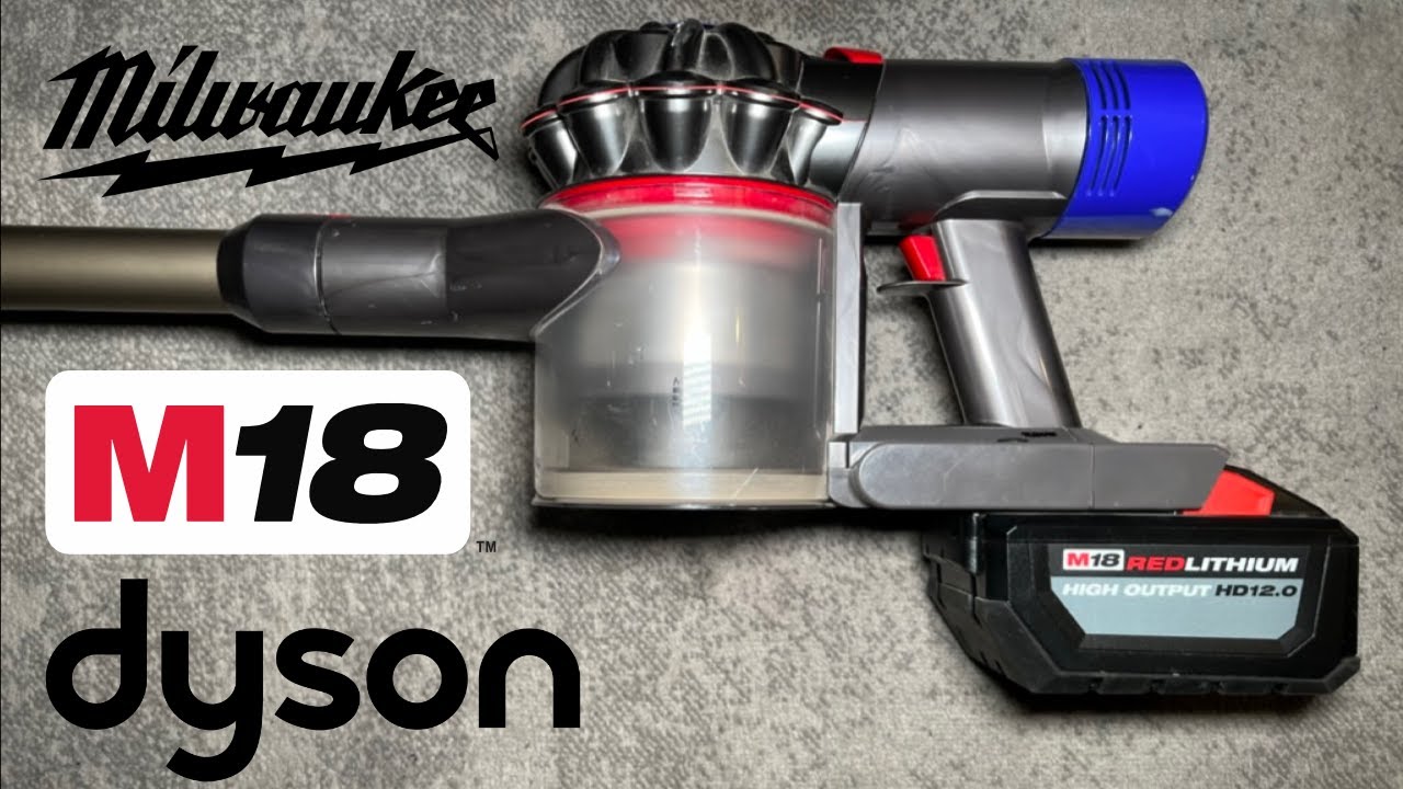Turn Your Dyson into a Milwaukee M18 Powered Workhorse.