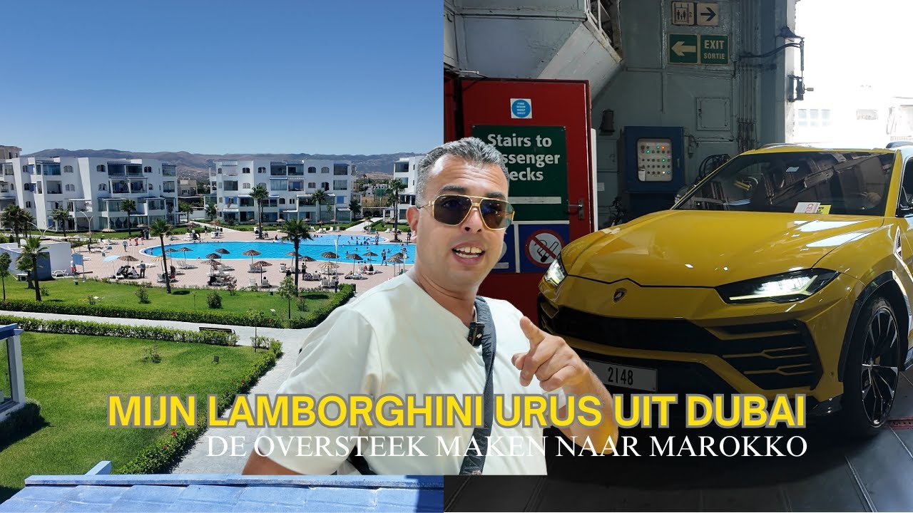 Met de Lamborghini Urus uit DUBAI rijden naar MAROKKO