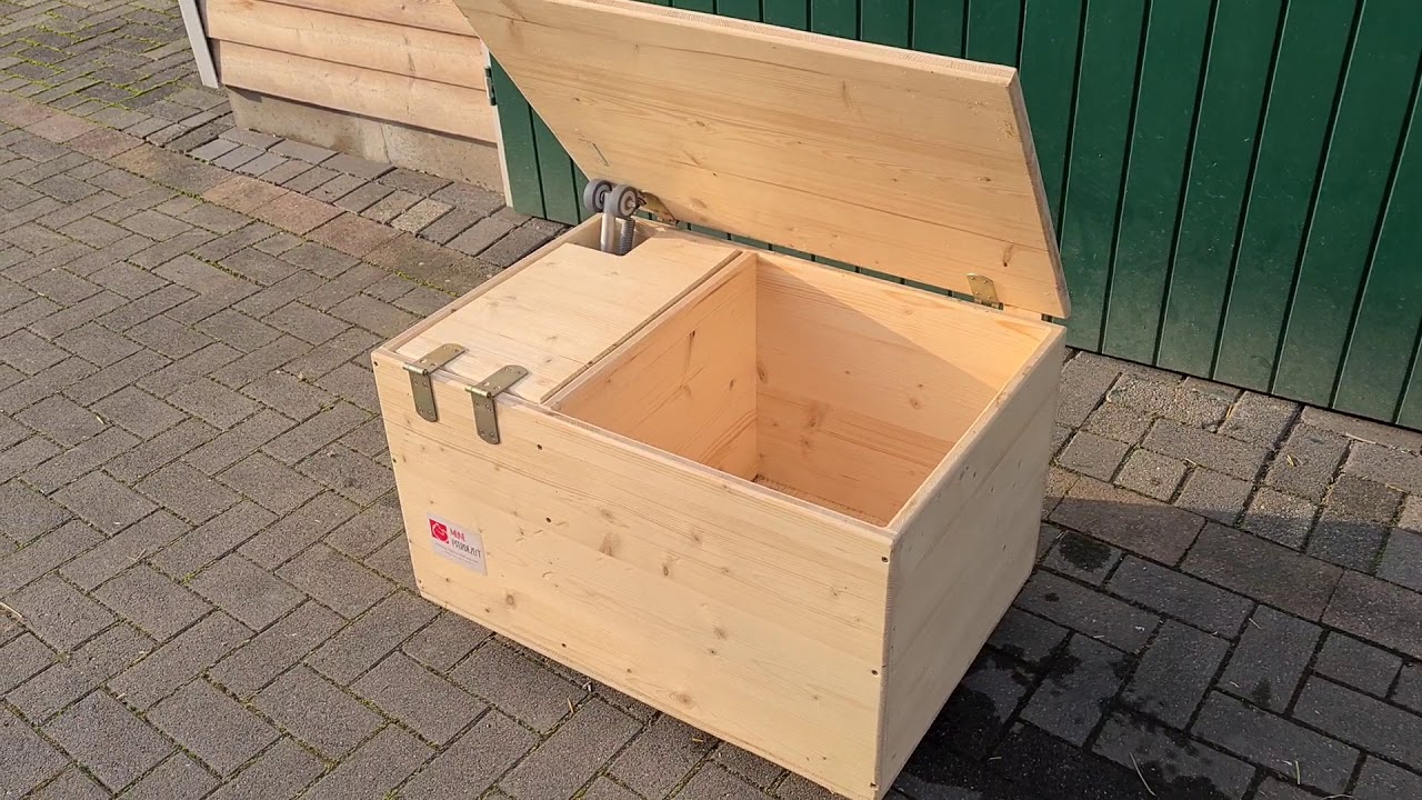Die automatische Futterkiste von Meine Pferdezeit.