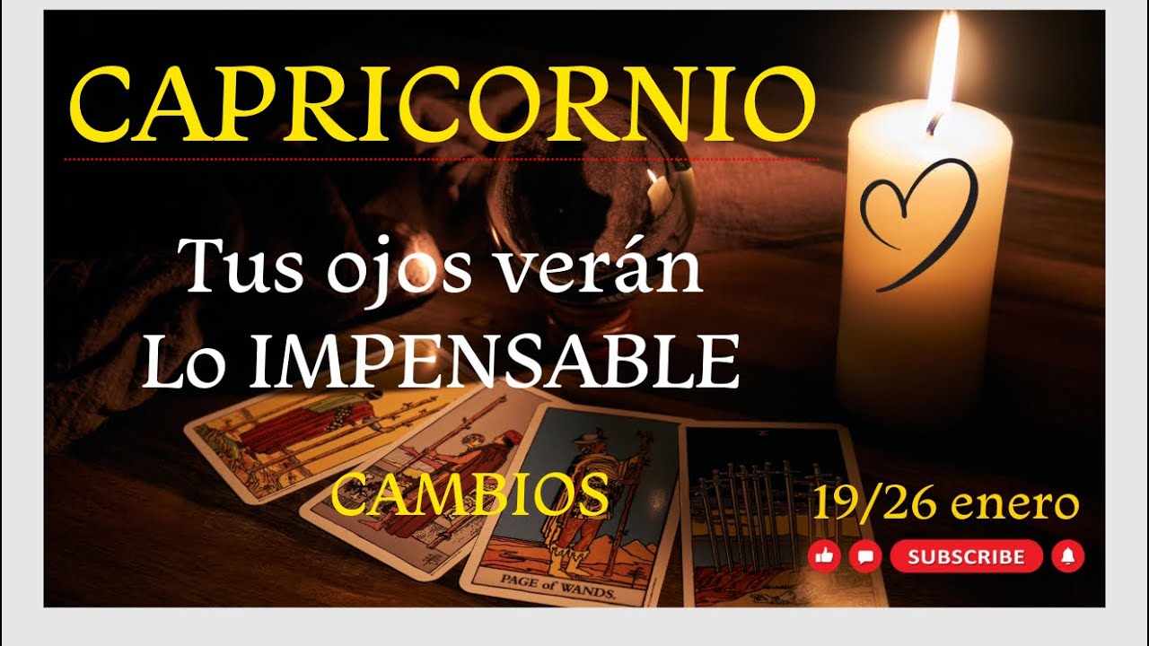 Capricornio ♑❤️ Entendió que eres insustituible ahora todo cambia ❤️