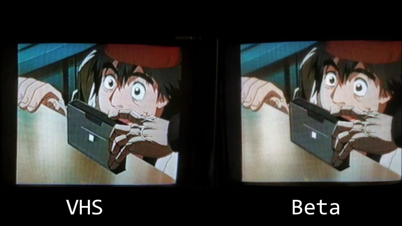 Cowboy Bebop VHS and  Betamax Comparison