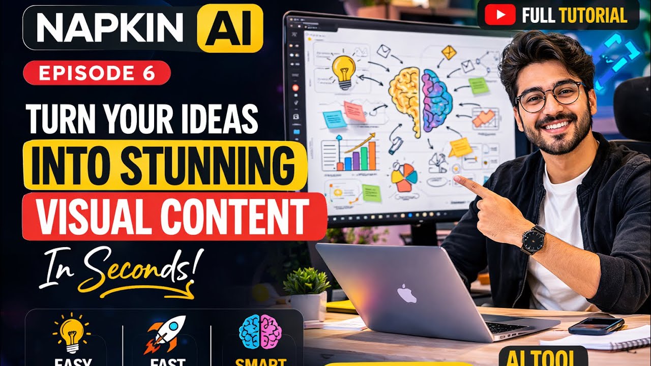 Napkin AI Tutorial Episode 6 | Convert Text Ideas into Powerful Visuals | @TheAudiobookSpot