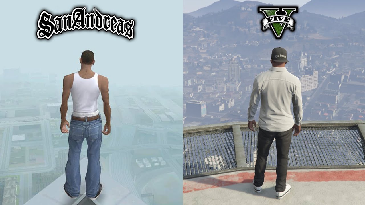 Cosas de GTA San Andreas vs GTA 5