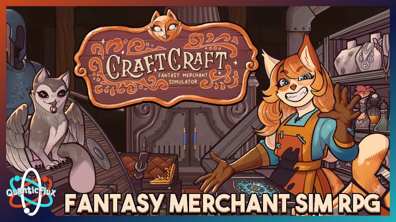 Cozy Fantasy Merchant Sim RPG with Hands-On Crafting! | CraftCraft: Fantasy Merchant Simulator