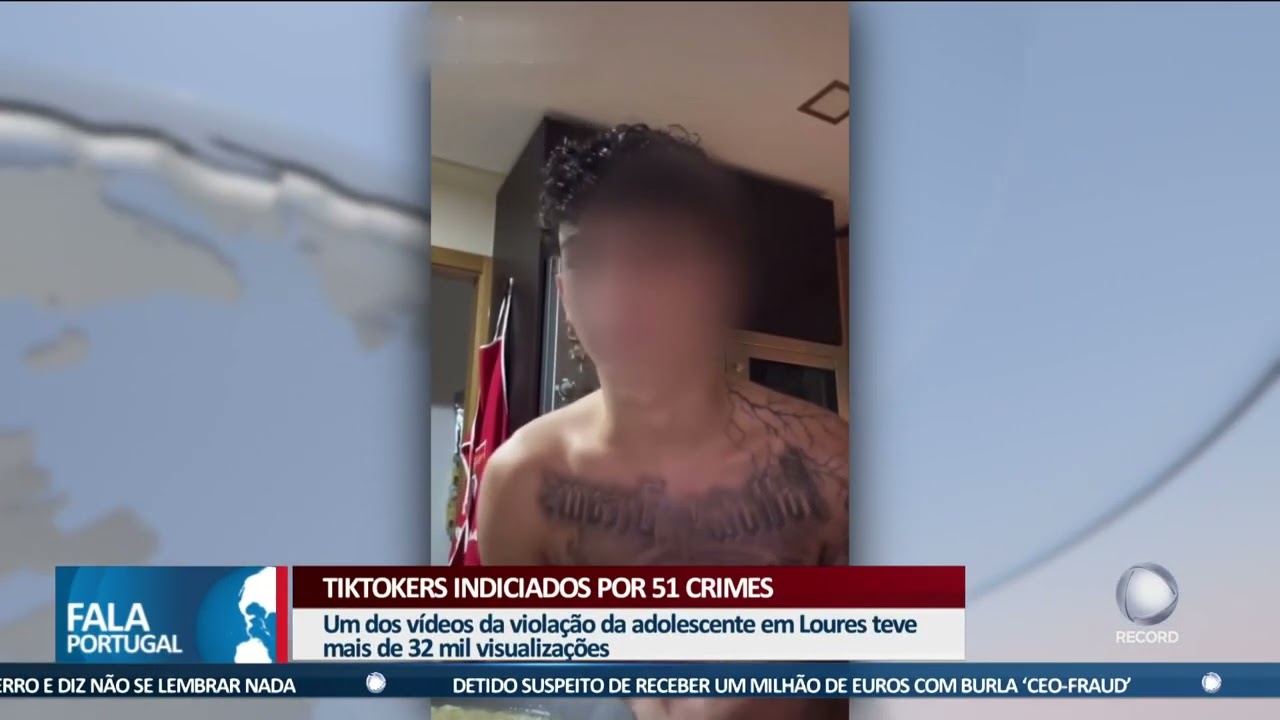 Tiktokers indiciados por 51 crimes