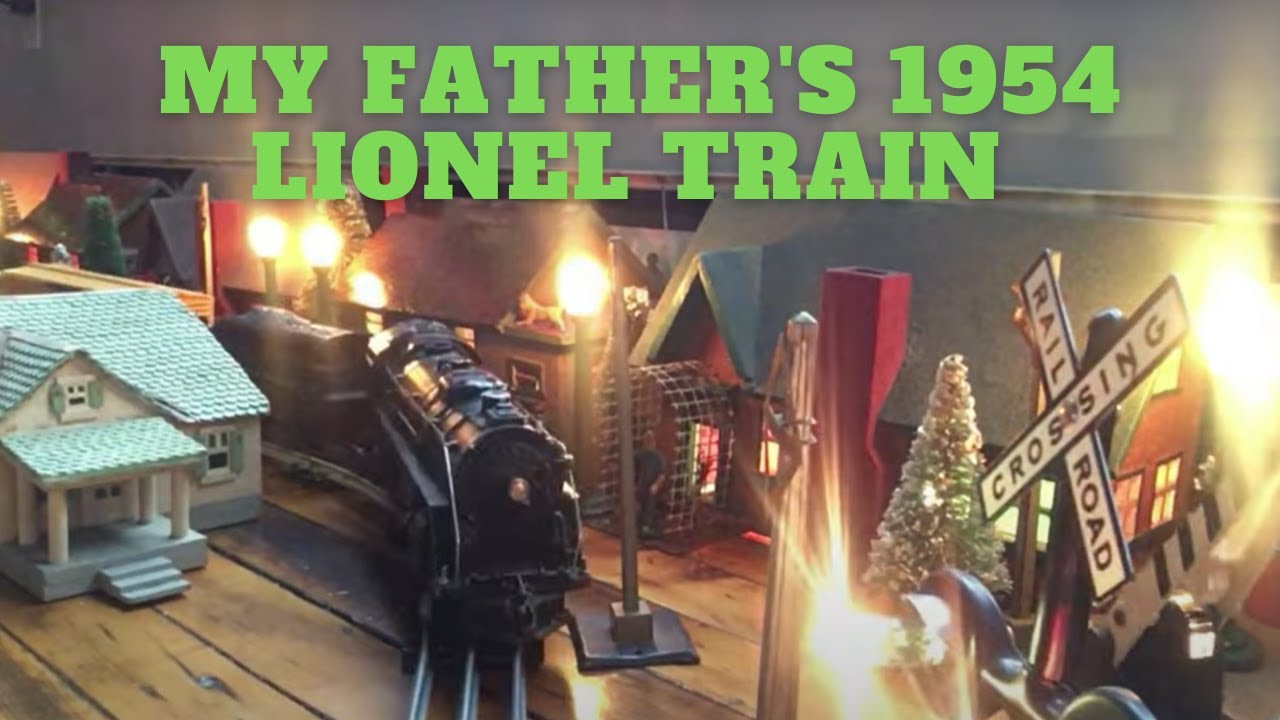 My Father's old 1954 Lionel Train Set!