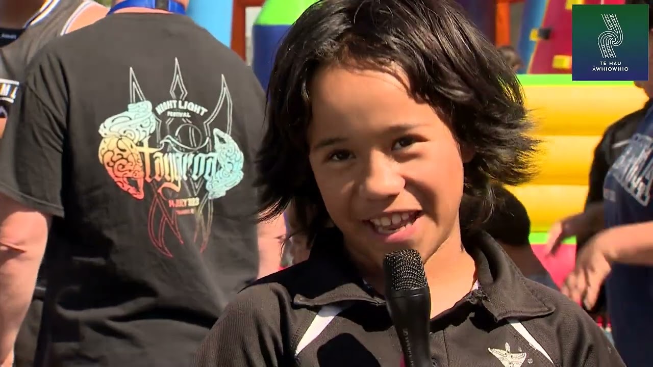Kids day run by Te Hau Āwhiowhio in Otangarei, New Zealand