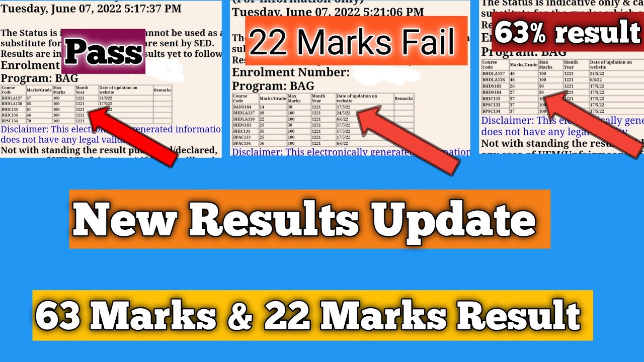 IGNOU results update 2022 IGNOU Re evaluation Results 2022 IGNOU December 2021 Result Update IGNOU