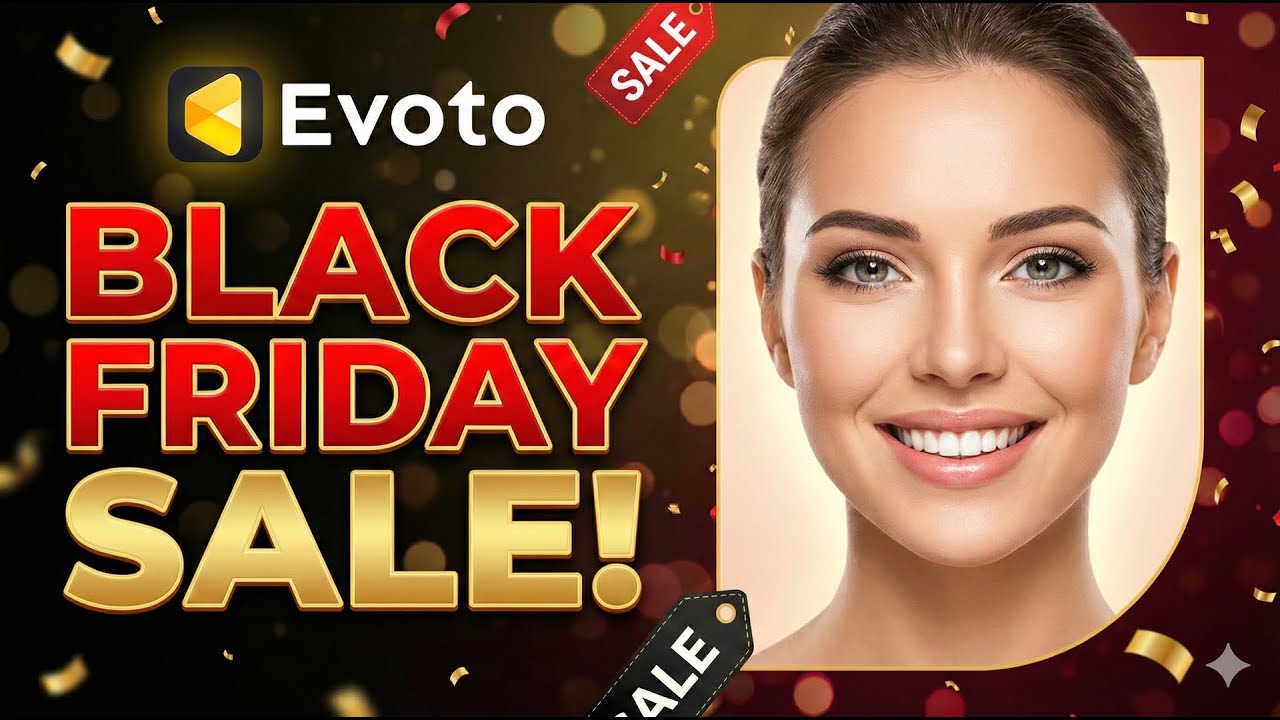 Evoto 6.1 уже здесь! Моя любимая функция — распродажа в честь Чёрной пятницы!