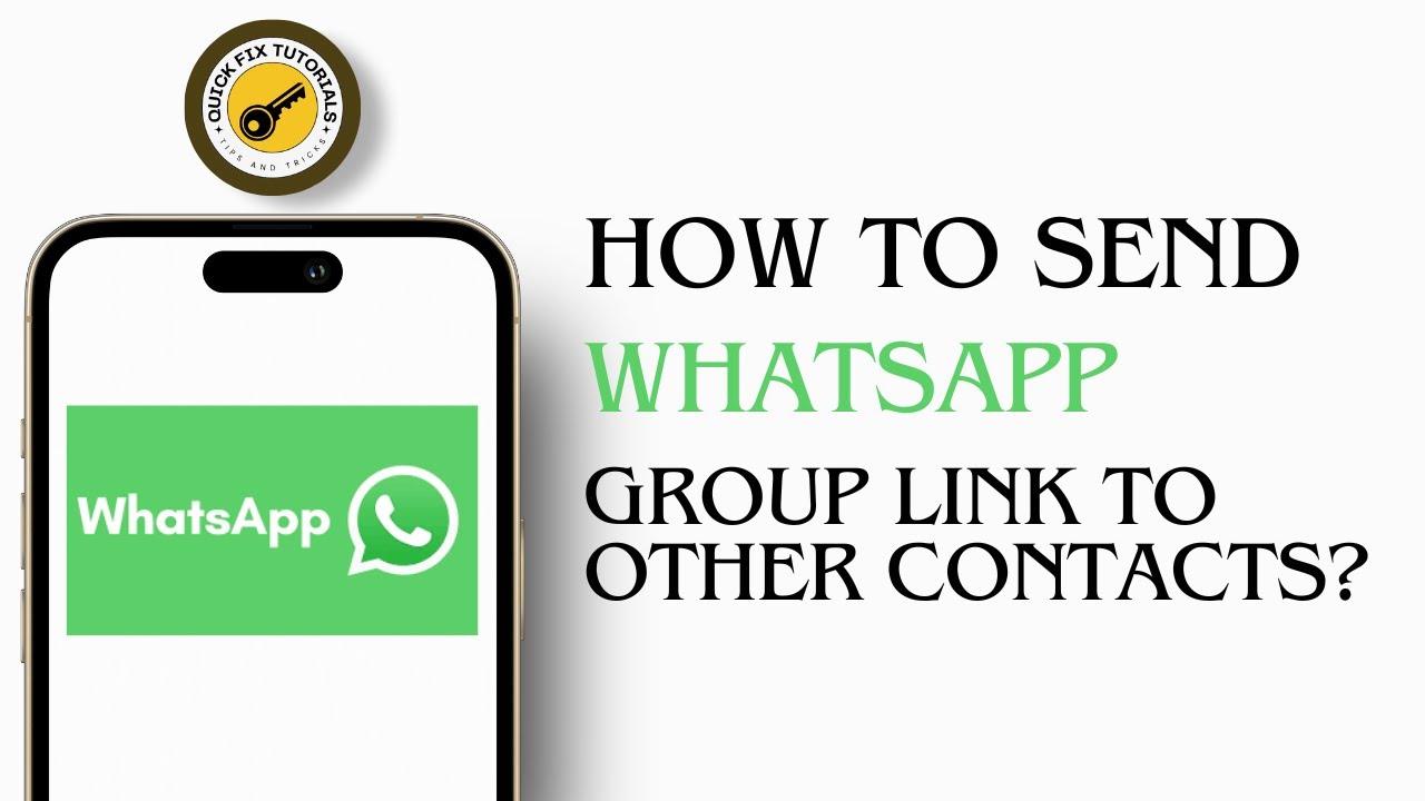 How To Send WhatsApp Group link To Other Contacts And Invite Them To Join The Group