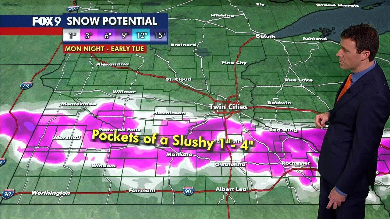MN weather: Rain/snow mix for some Monday