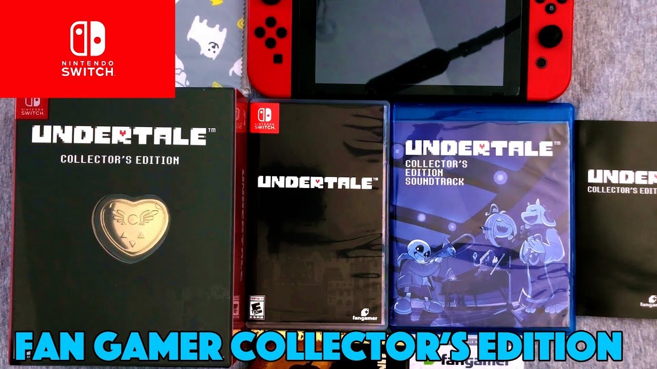 UNBOXING! Undertale Collector's Edition Nintendo Switch FanGamer LET’S PLAY