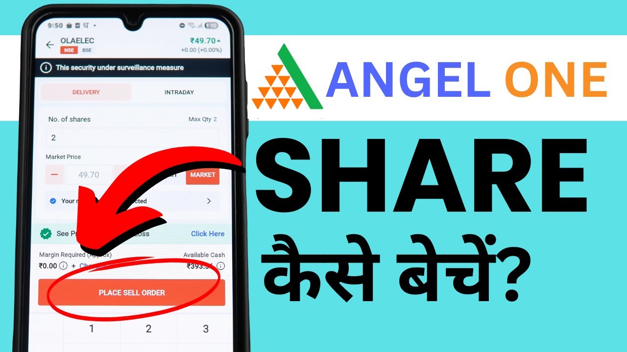 Angel One me Share Kaise Beche? How To Sell Stocks in Angel One in Hindi