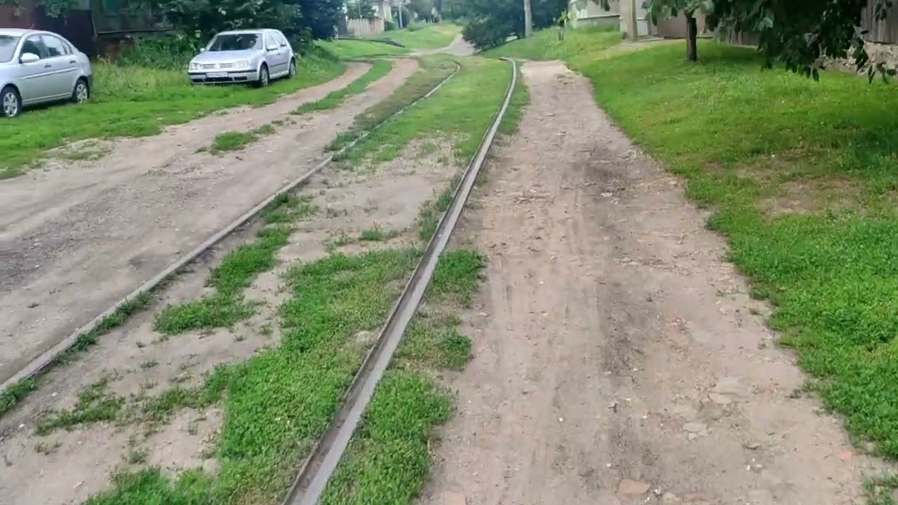 Ukraina 2025 Część 10 tramwaj Konstal 105Na w Konotopie Debiut c.d. urokliwe uliczki - podsumowanie