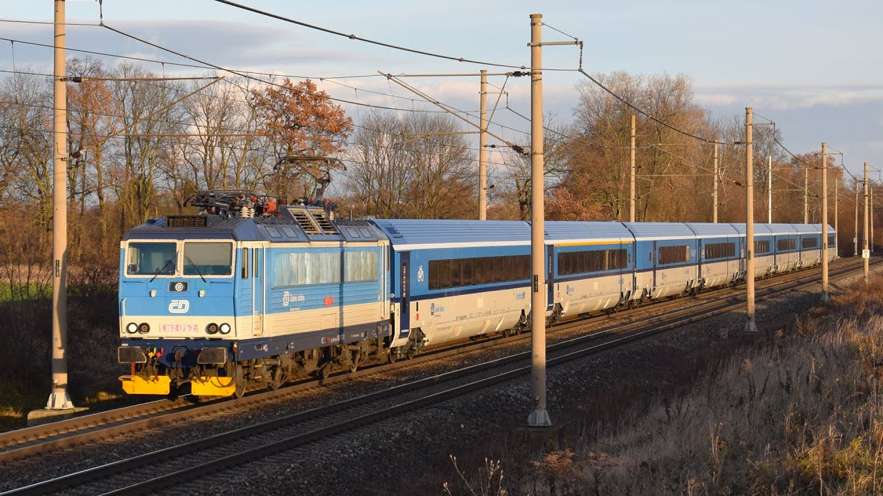 [4K] Vlaky Pardubice-Opočínek - 4.12.2024 / Czech Trains in Pardubice-Opočínek