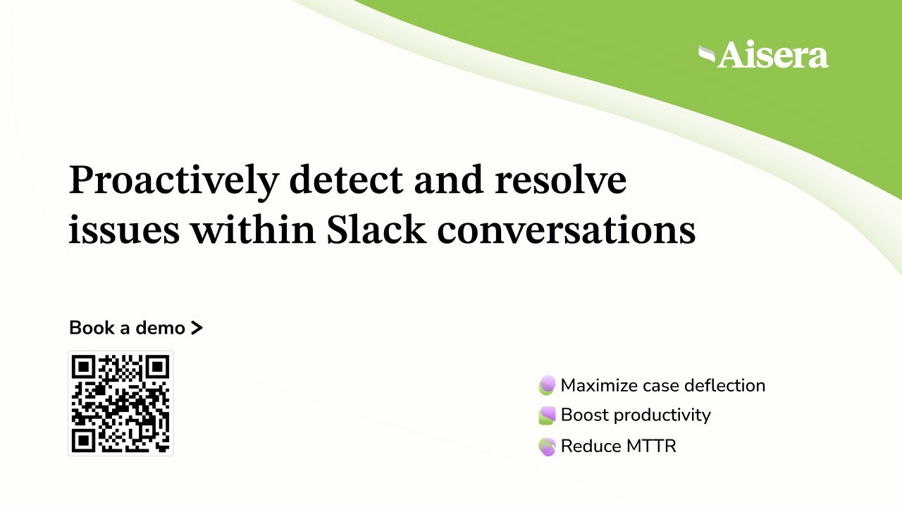 Proactively detect and resolve issues within Slack conversation