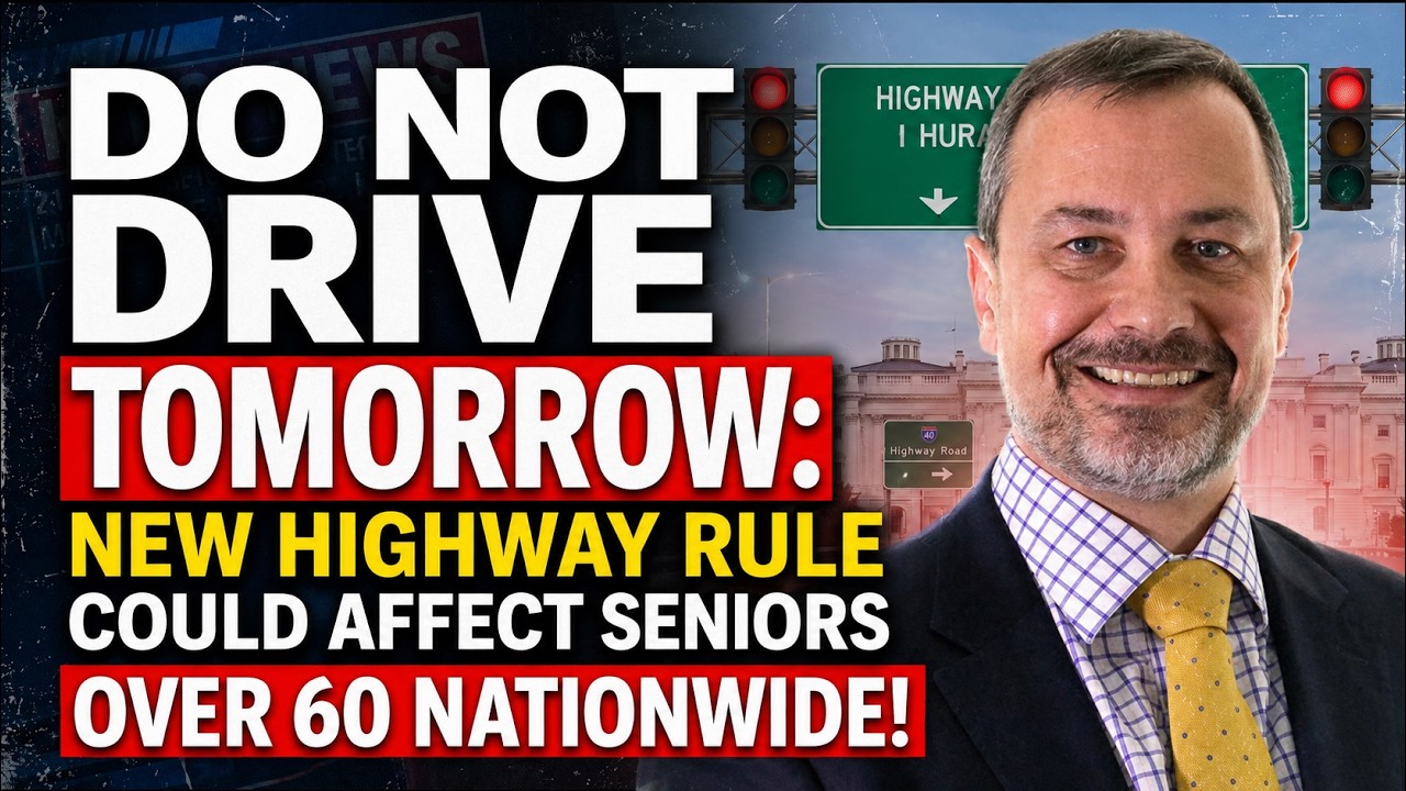 ❌ DO NOT DRIVE TOMORROW: New Highway Rule Could Affect Seniors Over 60 Nationwide!
