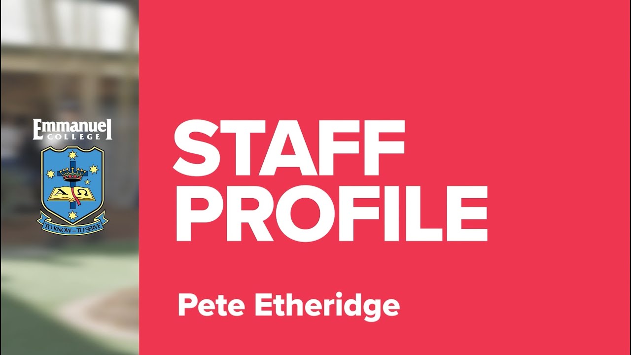 Staff Profile - Peter Etheridge