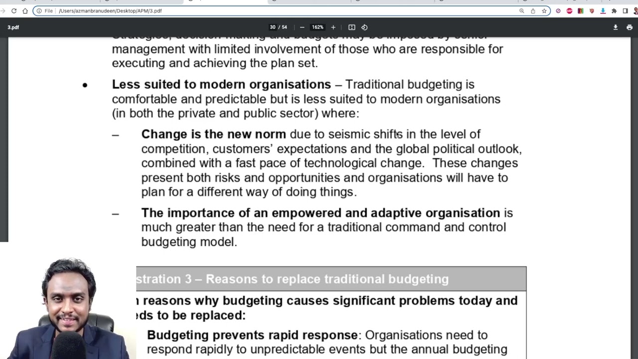 Problems in the Traditional Budgeting Approach | Understanding Modern Business Management