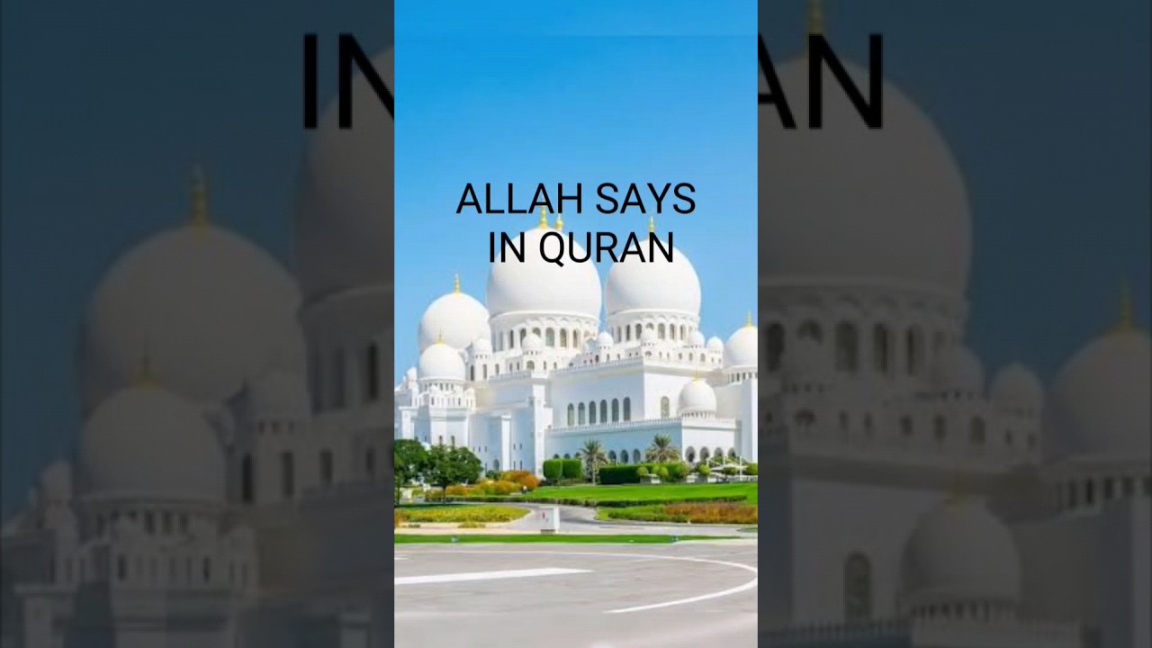 Allah Says In Quran | Quran me allah farmate hai #islam #quran #allah #shorts