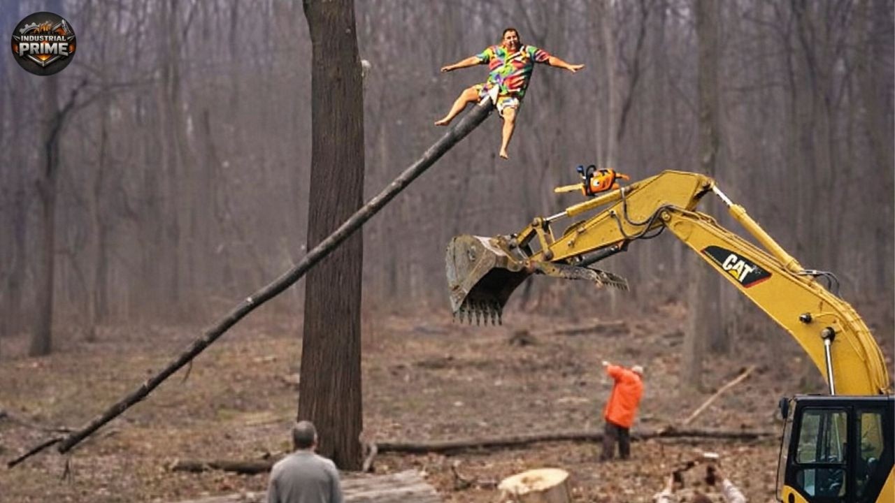 Chainsaw Mistakes: Tree Cutting Fails | Extreme Dangerous Logging Truck Fails #33