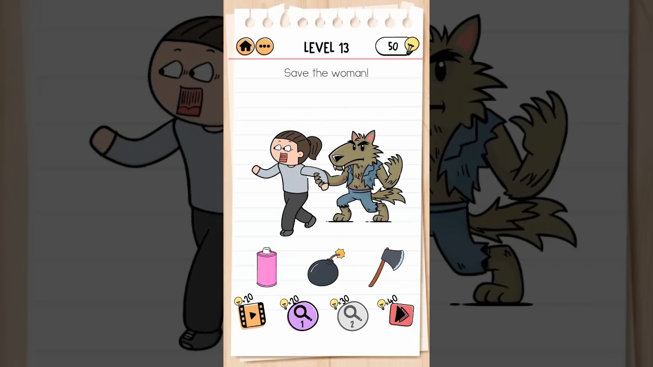 BRAIN TEST 2 MONSTER HUNTER JOE LEVEL 13