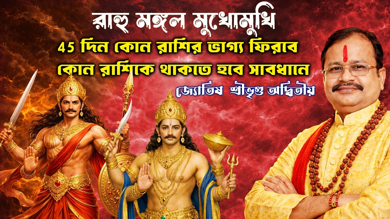 রাহু মঙ্গল মুখোমুখি কোন রাশির শুভ কোন রাশিকে থাকতে হবে সাবধানে II Astrologer Sri Vrigu Adwitiya