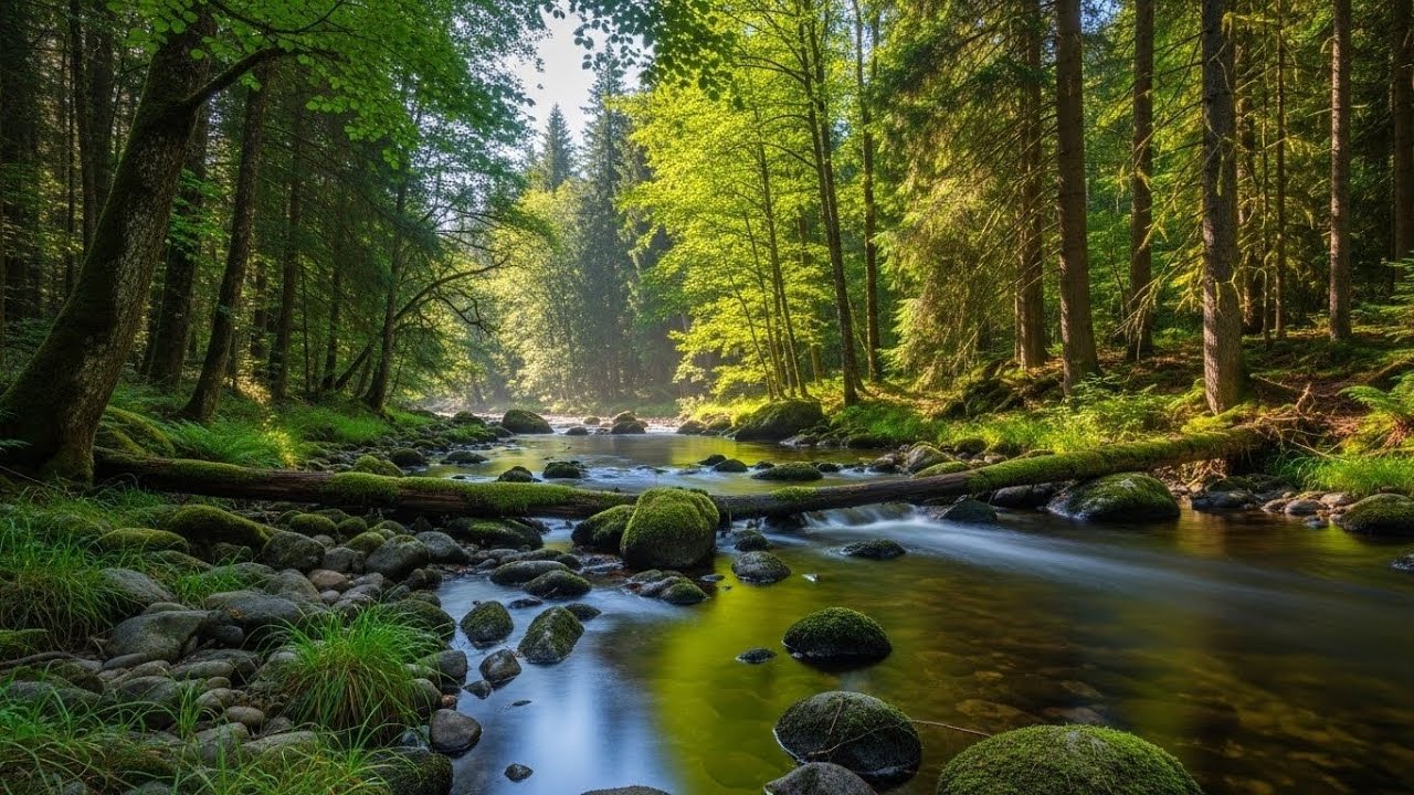 Forest River Ambience 🌿🌊 Soothing Water and Nature Sounds for Deep Sleep #2603